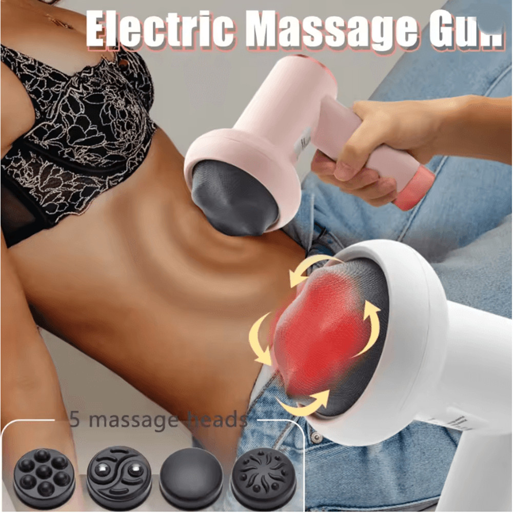 Electric Deep Tissue Massage Hammer For Muscle Relief And Slimming Support 0
