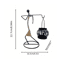Nordic Abstract Metal Candle Holder Sculpture For Modern Home Decor 1