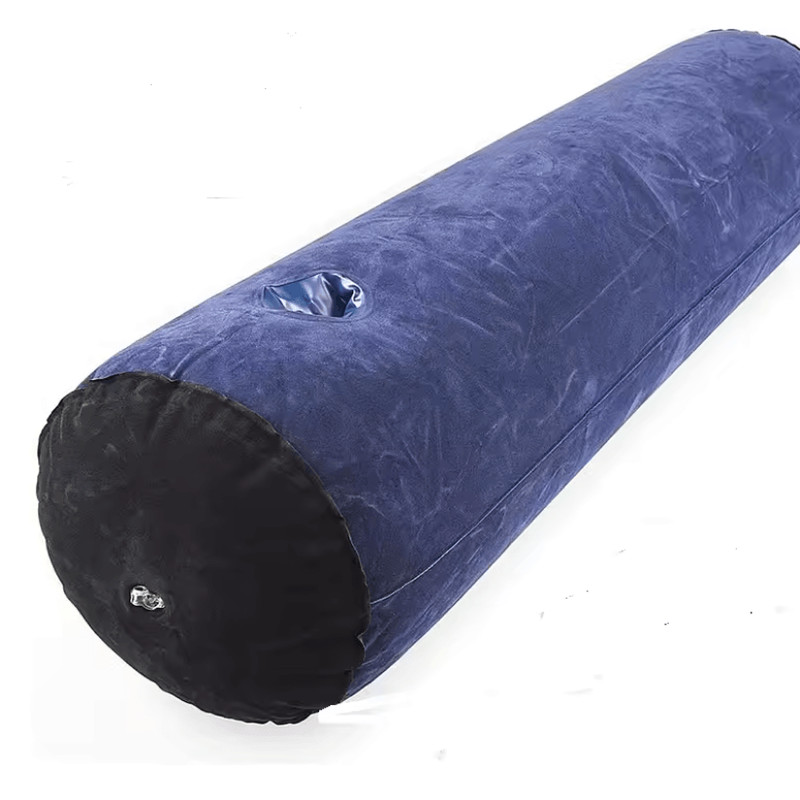 Inflatable Position Support Pillow For Couples With Half Moon Design 1