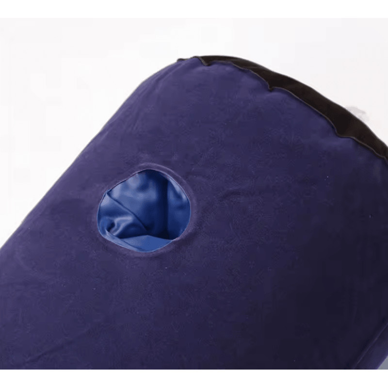 Inflatable Position Support Pillow For Couples With Half Moon Design 2