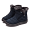 Waterproof Fur Lined Winter Boots For Women With Zipper Closure 2