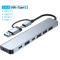 USB C Multi Hub Adapter With Card Reader Audio And USB Expansion For Macbook And Laptop 1