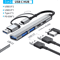 USB C Multi Hub Adapter With Card Reader Audio And USB Expansion For Macbook And Laptop 4