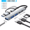 USB C Multi Hub Adapter With Card Reader Audio And USB Expansion For Macbook And Laptop 4