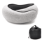 Memory Foam Travel Neck Pillow With Adjustable UShaped Snail Design 2