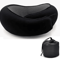 Memory Foam Travel Neck Pillow With Adjustable UShaped Snail Design 5