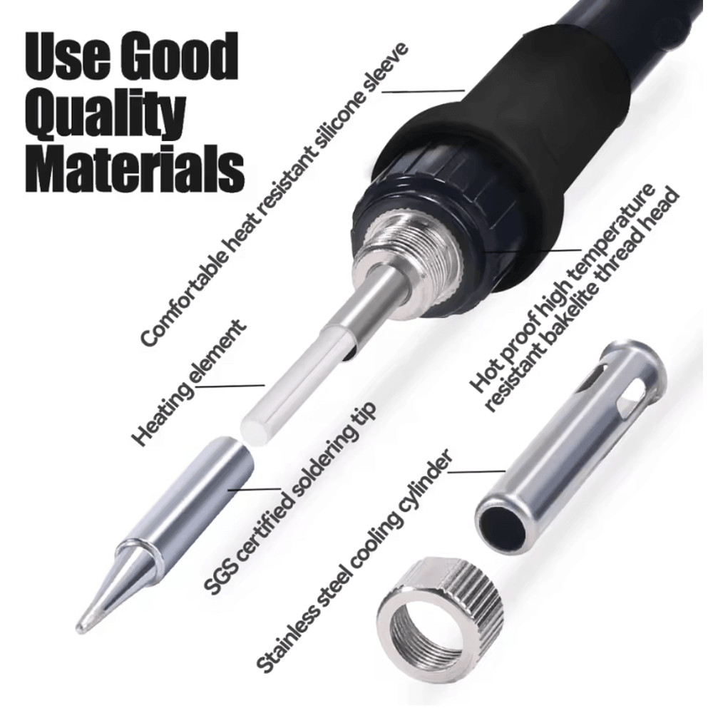 2 In 1 Silverflo 8586D Hot Air And Soldering Station With Dual Digital Display 1
