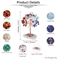 Mini Gemstone Crystal Tree With Agate Base For Abundance And Decor 1