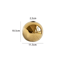 Modern Gold Ceramic Ball Vase For Home Decor And Flower Arrangements 4