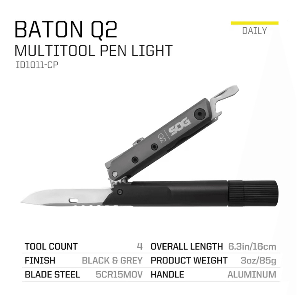 Precision Edge Q2 Compact Survival Gear Multitool Pen 1