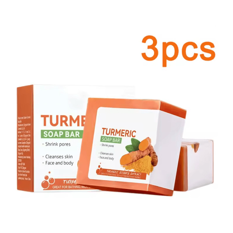 Radiant Glow Handmade Turmeric Brightening Soap 4