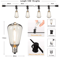 GardenGlow ST38 Waterproof Shatterproof Outdoor LED String Lights 4