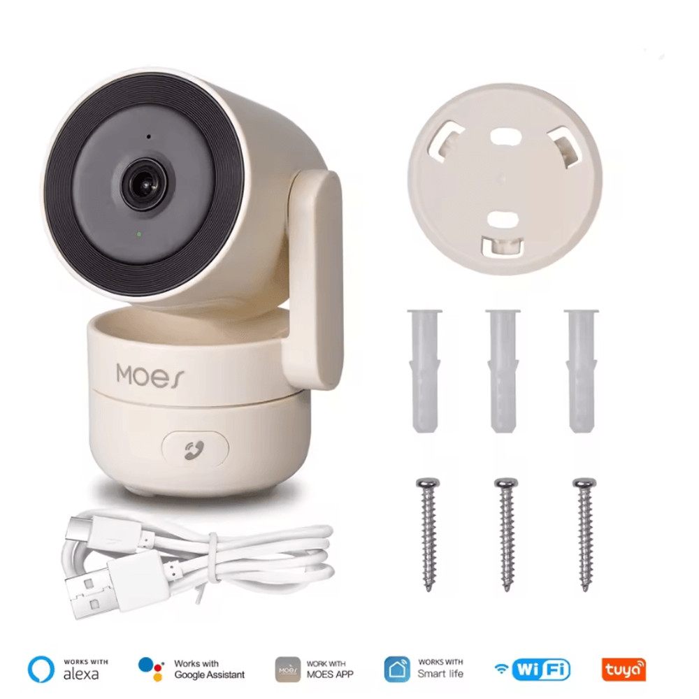 SecureHome 4MP Smart Indoor Pan Tilt Security Camera 2