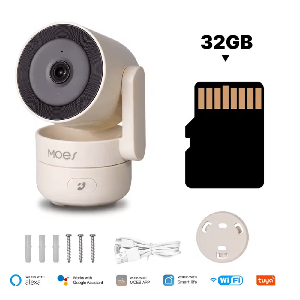 SecureHome 4MP Smart Indoor Pan Tilt Security Camera 3