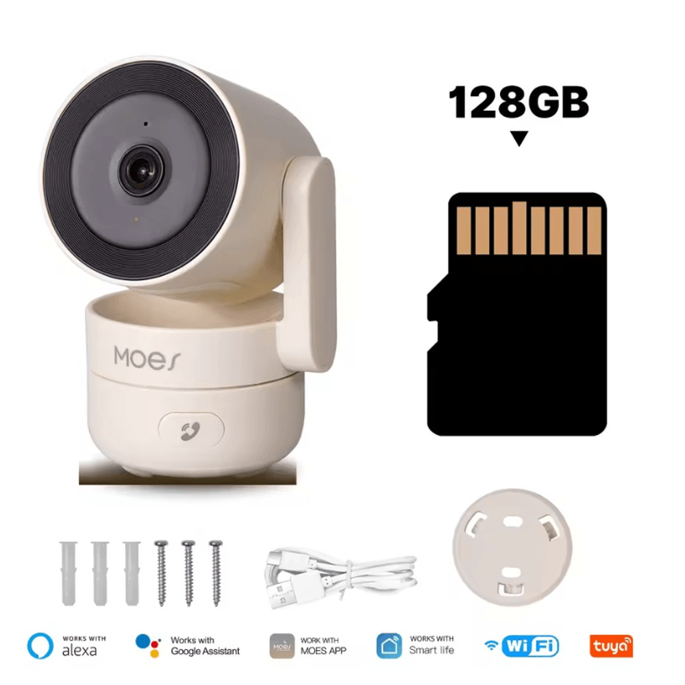 SecureHome 4MP Smart Indoor Pan Tilt Security Camera 5