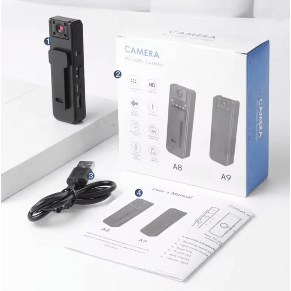 SecureLens A9 Mini 1080P WiFi Night Vision Camera 2