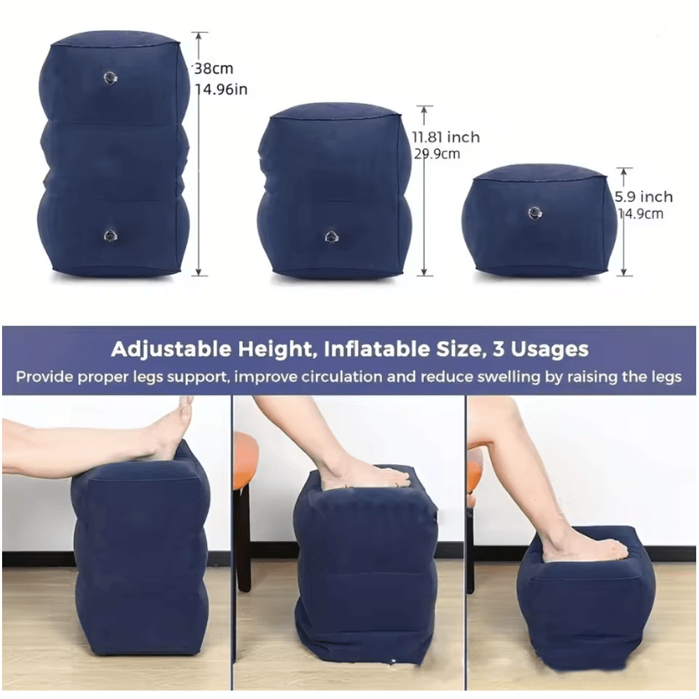 ComfortStep Inflatable Airplane Foot Rest Pillow 5
