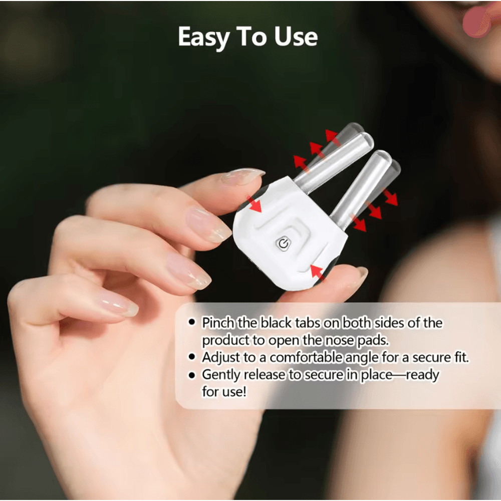 BreatheEase Cordless Red Light Nasal Therapy Device 2