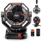 20000mAh Portable Camping Fan With LED Lantern 8 Speed Outdoor Battery Fan 7