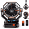 20000mAh Portable Camping Fan With LED Lantern 8 Speed Outdoor Battery Fan 7