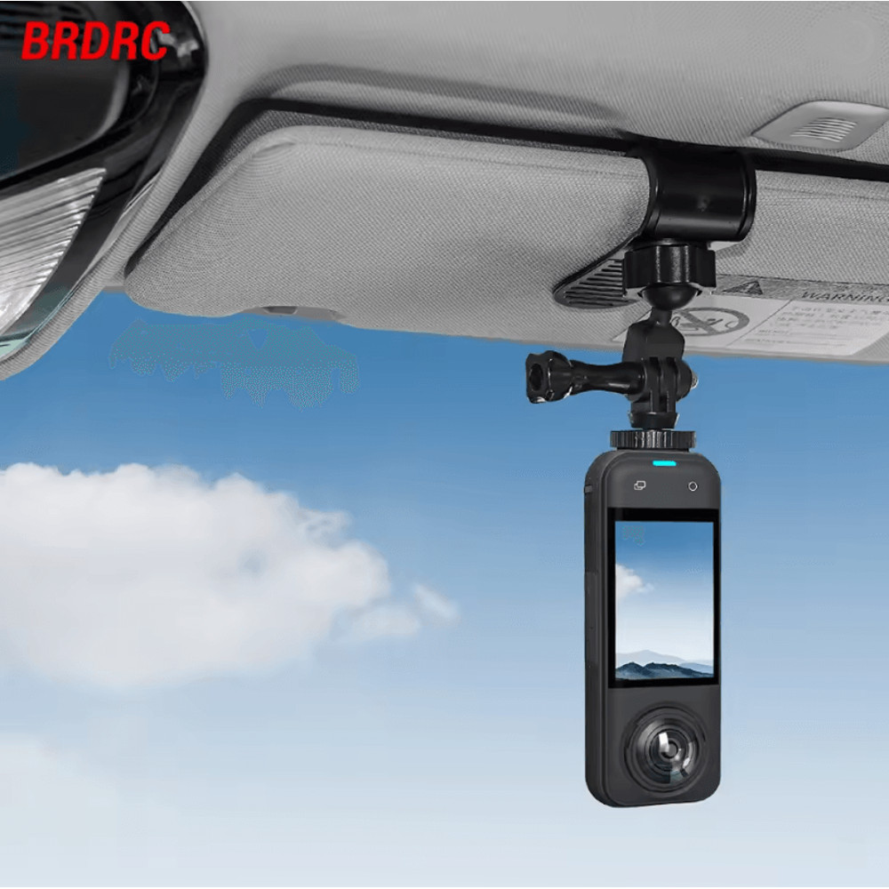 BRDRC Car Sun Visor Mount For Action Cameras And Smartphones 0