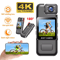 Mini 4K WiFi Body Camera Portable Hotspot Law Enforcement Recorder 0