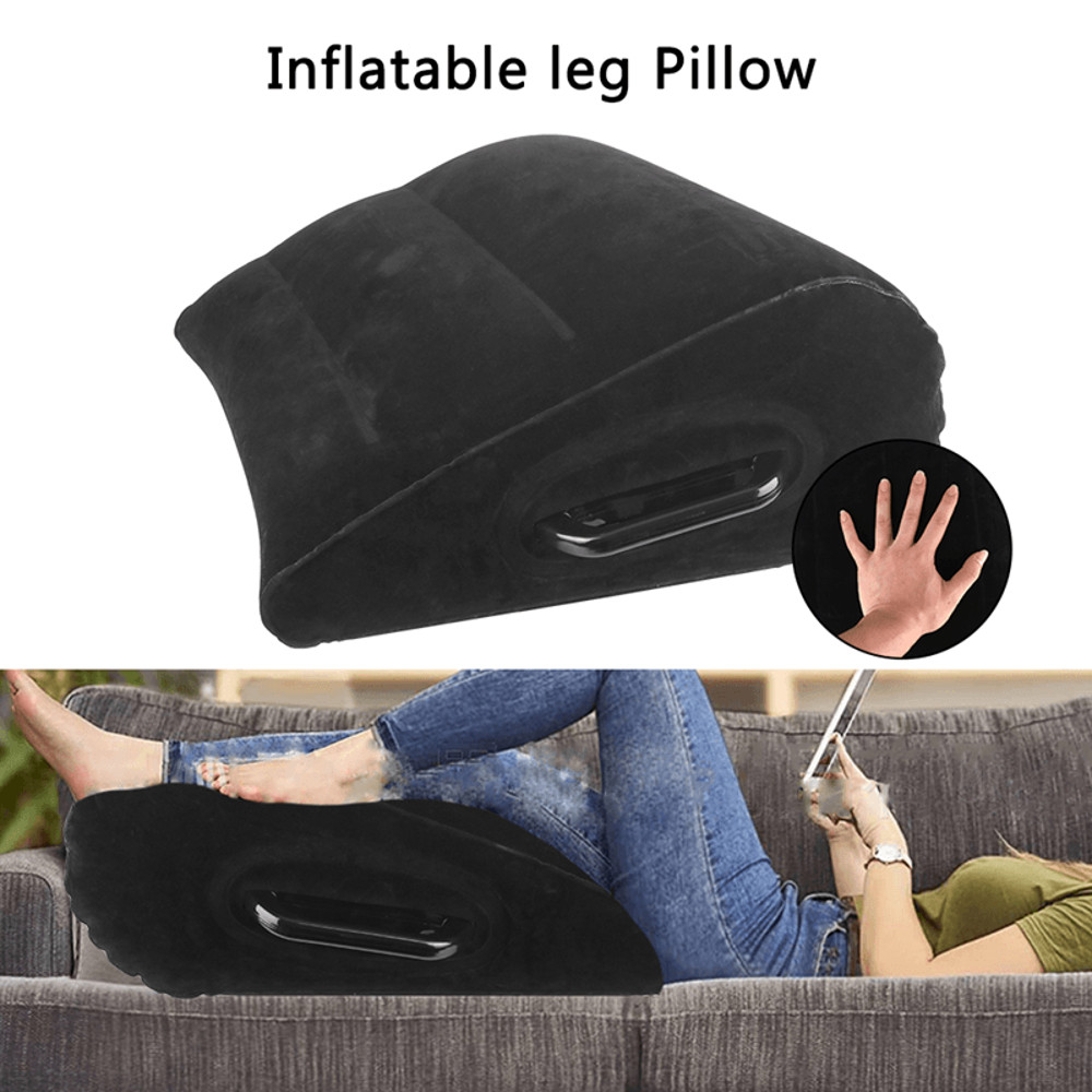 Inflatable Leg Elevation Pillow For Travel And Recovery Comfort 0
