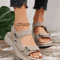 Plus Size NonSlip Wedge Sandals Women Lightweight Platform Beach Shoes Casual Summer 4