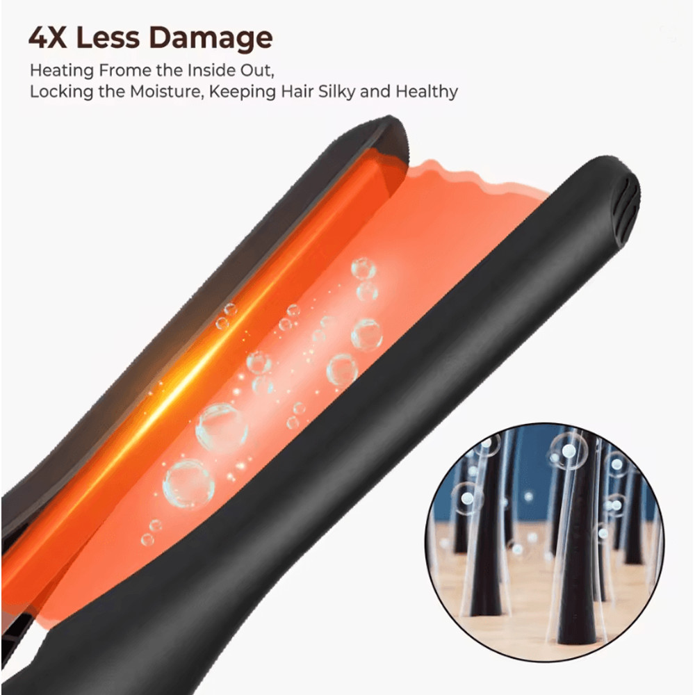 Mini Pencil Flat Iron Adjustable Temperature 310 Inch Short Hair Beard Straightener 3