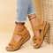 SlipOn Open Toe Casual Sandals For Women Comfortable Party Walking Shoes 0