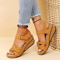 SlipOn Open Toe Casual Sandals For Women Comfortable Party Walking Shoes 0