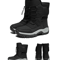 Mens Waterproof Plush Lined Winter Hiking Boots Outdoor Non Slip Snow Safety Boots 3