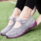 Womens Breathable Mesh Platform Sneakers Lightweight Casual Walking Shoes 3