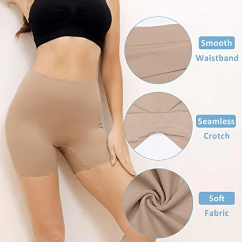High Waist Thigh Slimming Tummy Control Seamless Body Shaper Shorts For Women 1