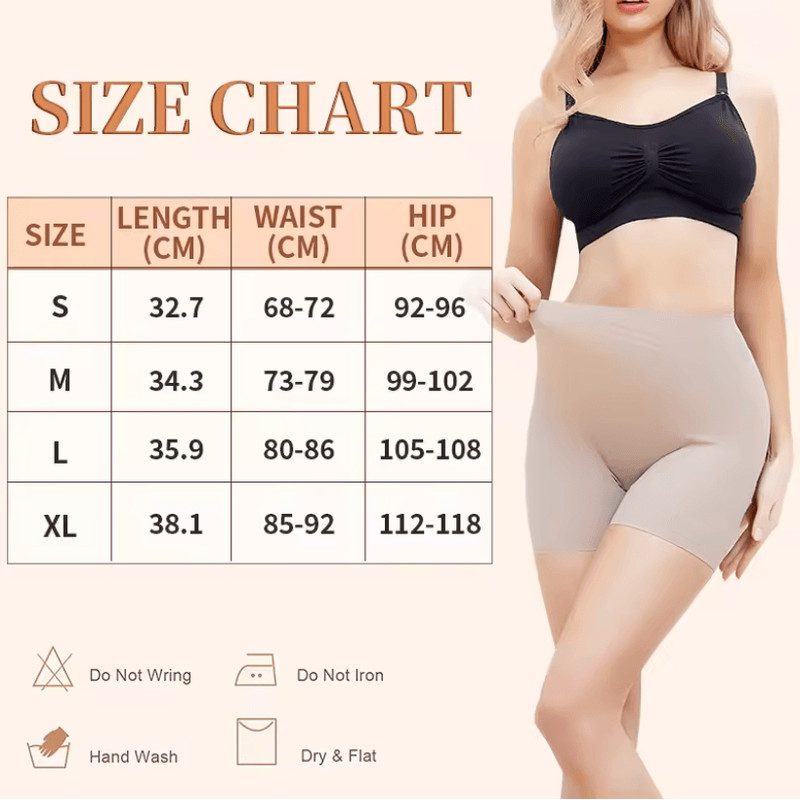 High Waist Thigh Slimming Tummy Control Seamless Body Shaper Shorts For Women 2