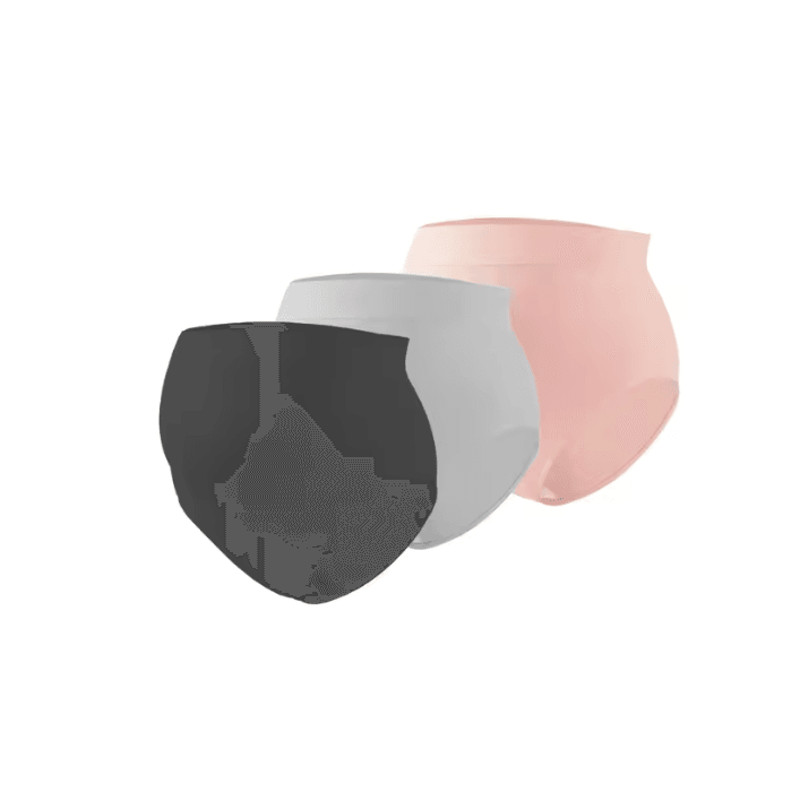 High Waist Seamless Maternity Underwear Briefs Pack Of 3 Comfortable Stretch Pregnancy Panties 2