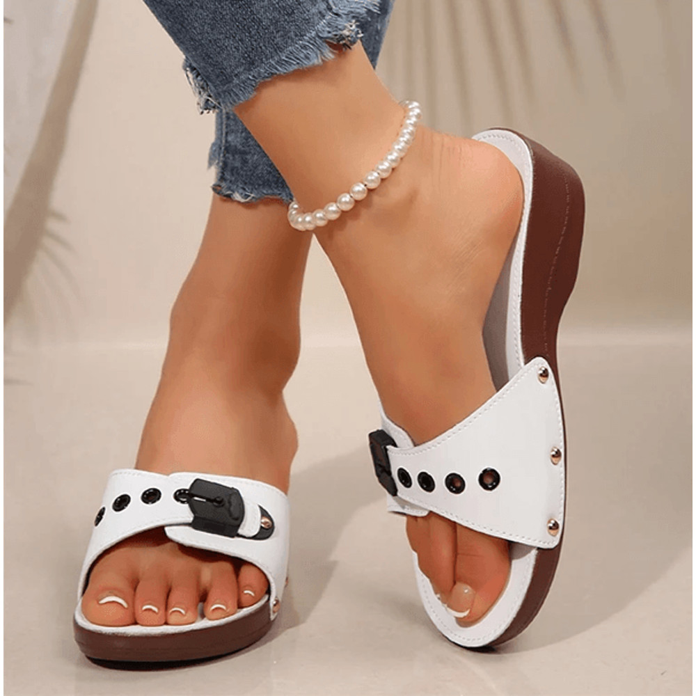 Summer Luxe Soft Wedge Heeled Sandals For Women 2