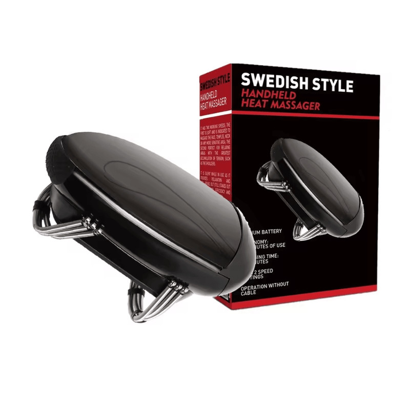 Barberology Pro Cordless Heat Vibration Massager USB Rechargeable Handheld Heat Massager 3