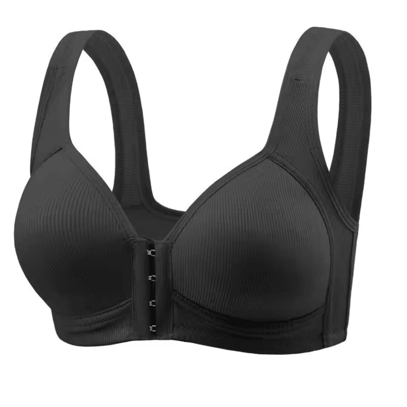 ComfortEase Front Closure Wireless Full Coverage Bra For Women 2