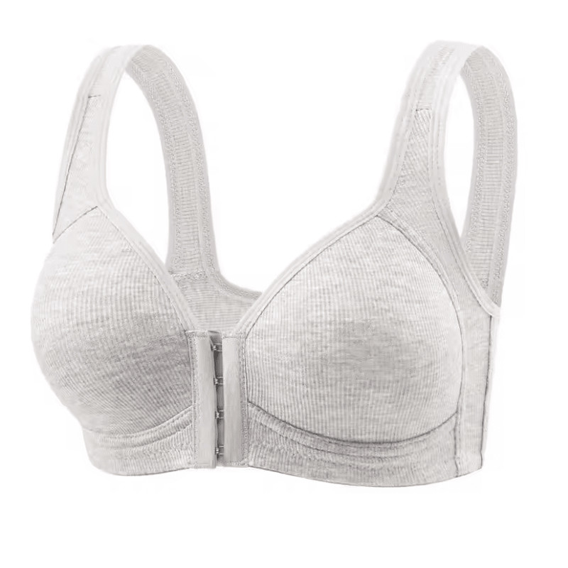 ComfortEase Front Closure Wireless Full Coverage Bra For Women 4