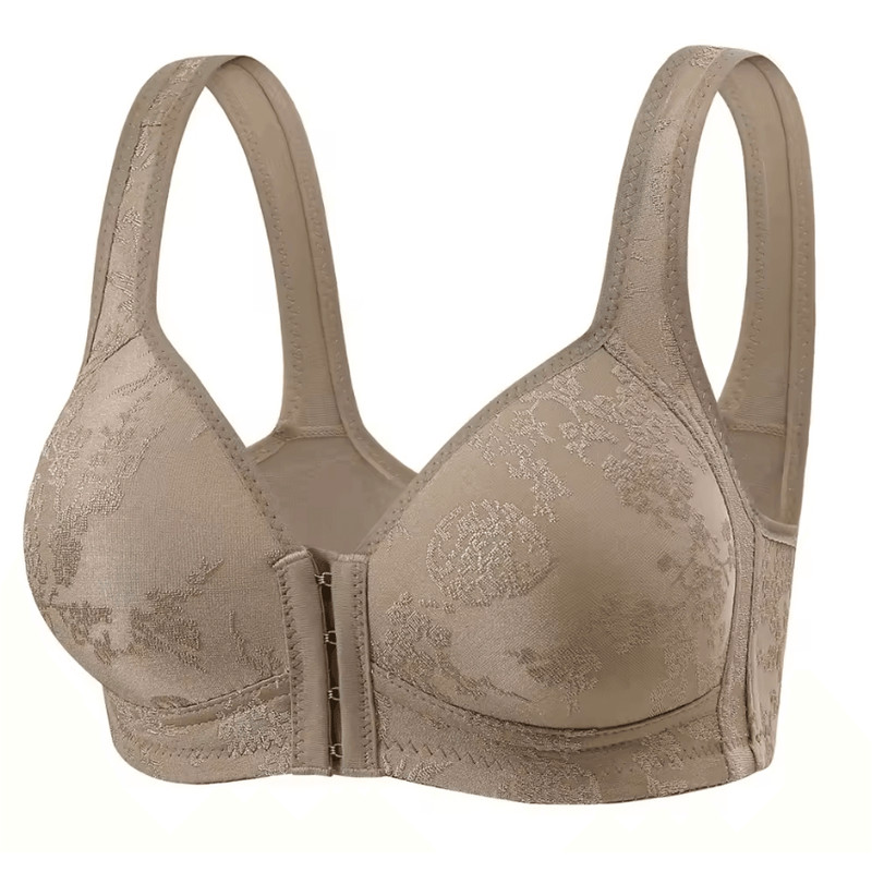 ComfortEase Front Closure Wireless Full Coverage Bra For Women 8