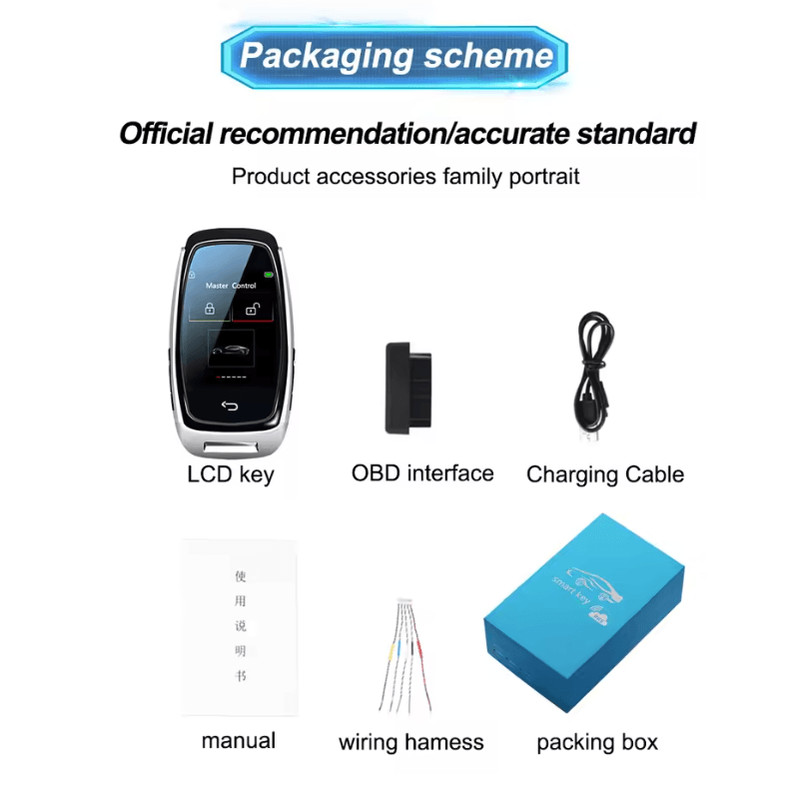 SmartGo CF920 LCD Smart Car Key Universal Keyless Entry Replacement 2