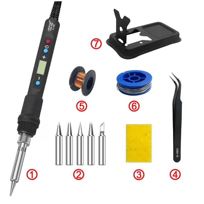 ProTemp 80W Digital Soldering Iron Kit With LCD Display 2