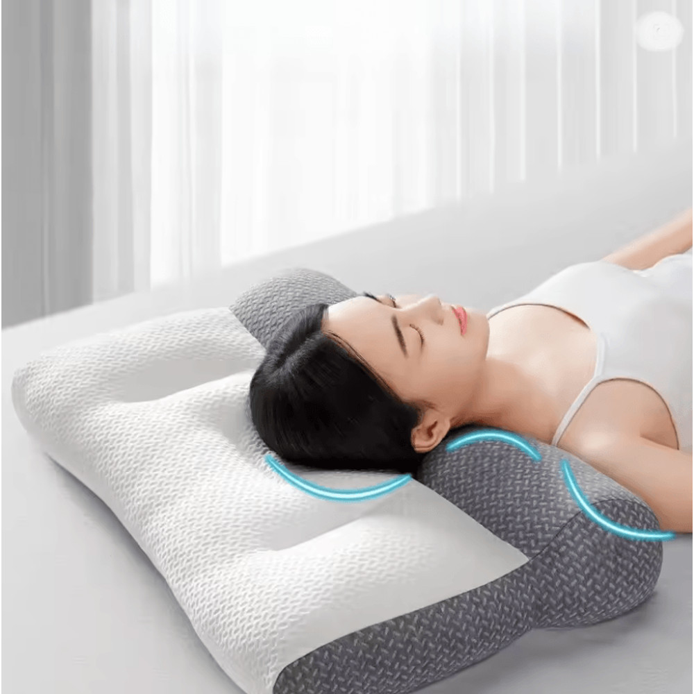 NeuroAlign Reverse Traction Soy Fiber Cervical Support Pillow 0