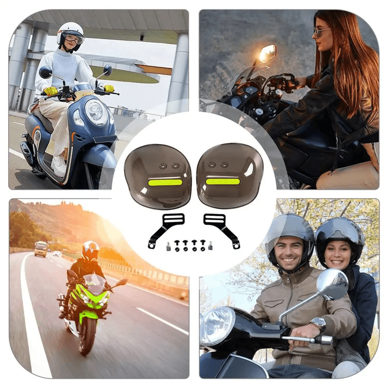 Universal Motorcycle Hand Guard Windproof Shield For Cold Weather And Road Protection 2