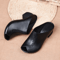 Soft Leather Mid Heel Sandals For Women Comfortable Slip On Summer Shoes 3