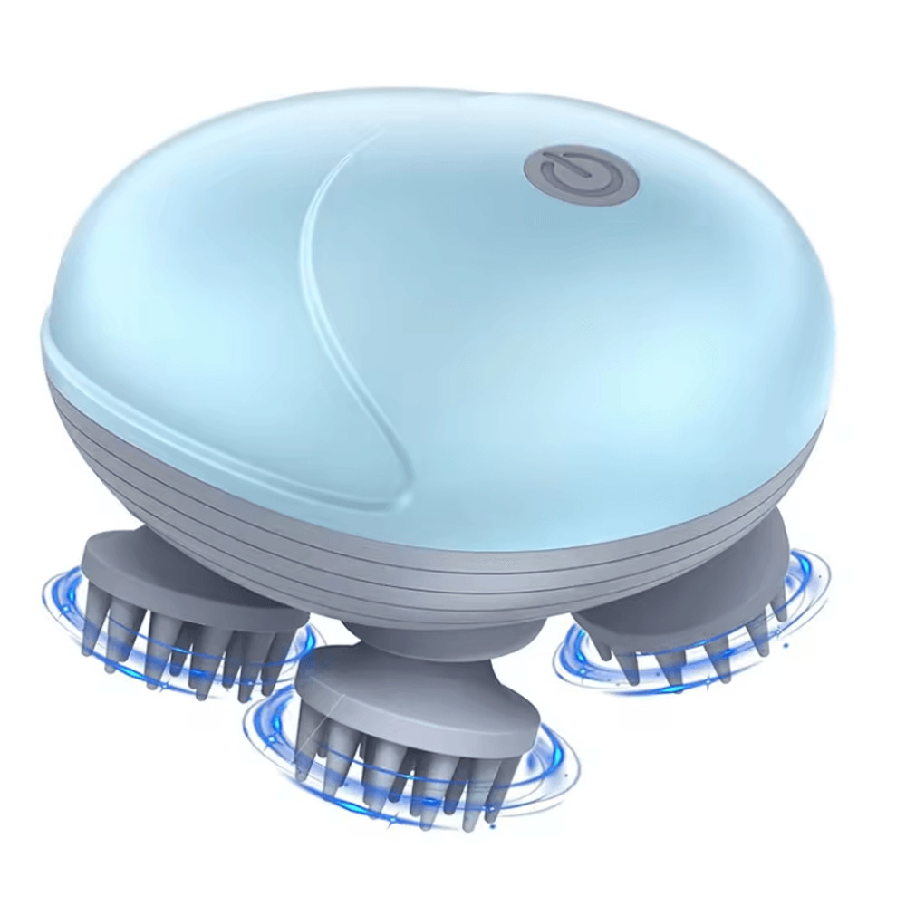 Electric Scalp And Body Massager Vibrating Kneading Head Neck And Deep Tissue Tool 5