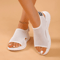 Knitted Slip On Sports Sandals For Women Lightweight Stretch Mesh Summer Shoes 0