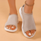 Knitted Slip On Sports Sandals For Women Lightweight Stretch Mesh Summer Shoes 2