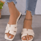 Casual Flat Sandals For Women Versatile Outdoor Slip On Summer Shoes 0